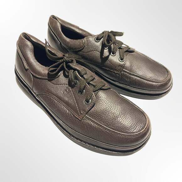 Propét Other - Propét Men's Brown Leather Comfort Casual Walking Shoes